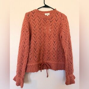 Bohme Joseph Knit Sweater in Rose size large